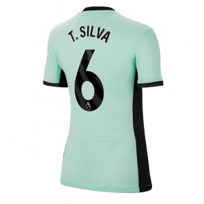 Chelsea Thiago Silva #6 Tredje Tröja Kvinnor 2023-24 Kortärmad